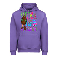 Tulip Life is better with ice cream Urban Hoodie - NancyCooperArtShop