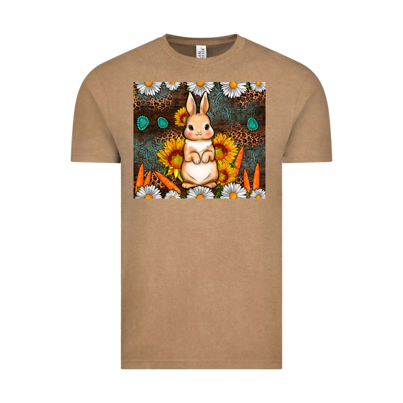 Rabbit Daisy Sunflower Leopard 20oz Tumbler Vintage Tee by Neo Western | Teevron