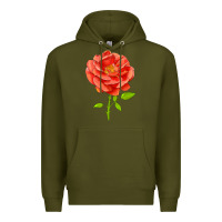 Army Green All A Twitter Rose Premium Hoodie - LillyAllenDesigns