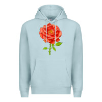 Blue Mist All A Twitter Rose Premium Hoodie - LillyAllenDesigns