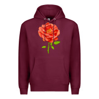 Burgundy All A Twitter Rose Premium Hoodie - LillyAllenDesigns