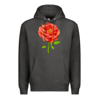 Charcoal Heather All A Twitter Rose Premium Hoodie - LillyAllenDesigns