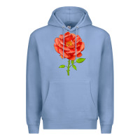 Colony Blue All A Twitter Rose Premium Hoodie - LillyAllenDesigns
