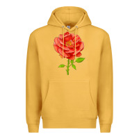 Mustard All A Twitter Rose Premium Hoodie - LillyAllenDesigns