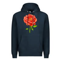 Navy All A Twitter Rose Premium Hoodie - LillyAllenDesigns