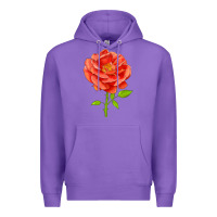 Purple All A Twitter Rose Premium Hoodie - LillyAllenDesigns