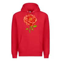 Red All A Twitter Rose Premium Hoodie - LillyAllenDesigns