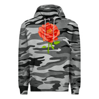 Slate Camo All A Twitter Rose Premium Hoodie - LillyAllenDesigns