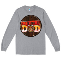 Heather Grey firefighter coasters Long Sleeve Tee - AdoDesignShop