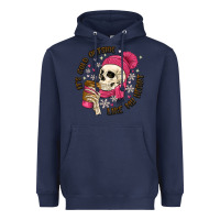 Navy its cold outside like my heart Heavyweight Hoodie - MaliasSmallBusiness