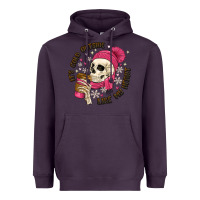Plum its cold outside like my heart Heavyweight Hoodie - MaliasSmallBusiness