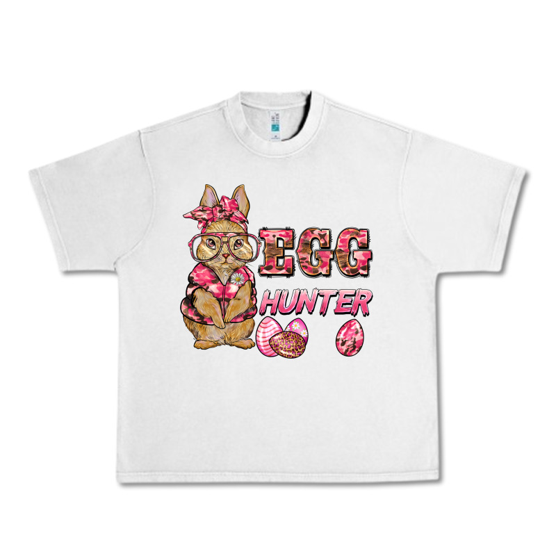 Easter Pink Camouflage Egg Hunter  Bunny Urban Heavy Tee by BarkalooDesign | Teevron