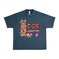 Midnight Navy easter pink camouflage egg hunter  bunny Urban Heavy Tee - BarkalooDesign