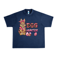 Navy easter pink camouflage egg hunter  bunny Urban Heavy Tee - BarkalooDesign
