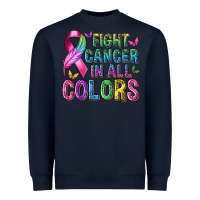 Navy fight cancer in all colors Heavyweight Sweatshirt - texasbilliewilder
