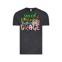 Vintage Black Saved by his grace Vintage Tee - Neo Western