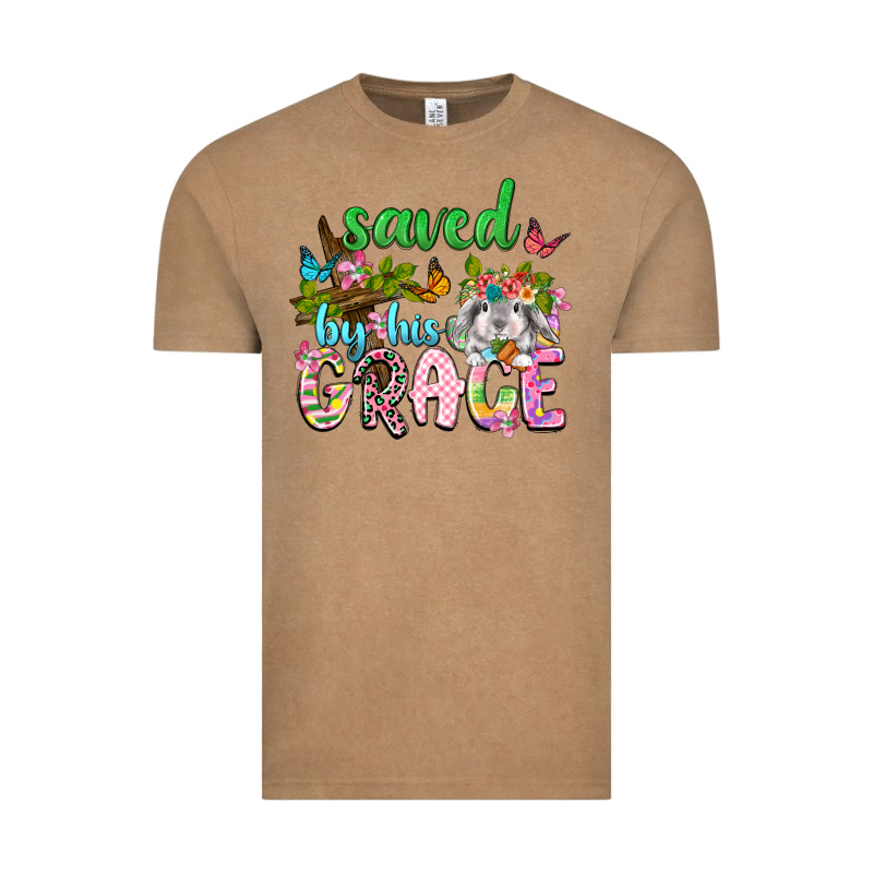 Saved By His Grace Vintage Tee by Neo Western | Teevron