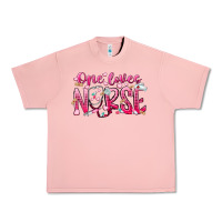 Salmon one loves nurse Urban Heavy Tee - RacoonDesign