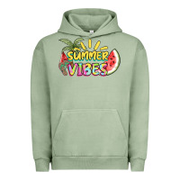 Pigment Oil Green summer vibes Urban Hoodie - NancyCooperArtShop