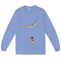 Colony Blue Astronaut Moon Swing Long Sleeve Tee - Bettercallsaul