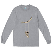 Astronaut Moon Swing Long Sleeve Tee | Teevron