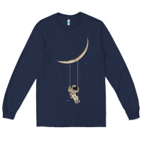 Navy Astronaut Moon Swing Long Sleeve Tee - Bettercallsaul