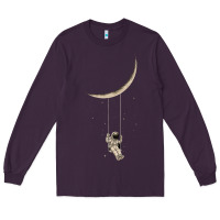 Plum Astronaut Moon Swing Long Sleeve Tee - Bettercallsaul