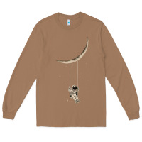 Toasted Coconut Astronaut Moon Swing Long Sleeve Tee - Bettercallsaul