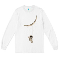 White Astronaut Moon Swing Long Sleeve Tee - Bettercallsaul
