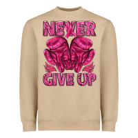 Mushroom never give up cancer Heavyweight Sweatshirt - texasbilliewilder