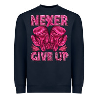 Navy never give up cancer Heavyweight Sweatshirt - texasbilliewilder