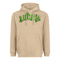 Lucky St Patricks Day Heavyweight Hoodie | Teevron