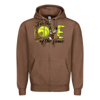 Chestnut for the love of the game tennis Zipper Hoodie - BarkalooDesign
