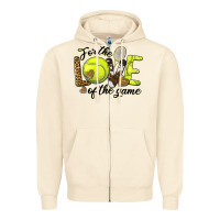 Sandshell for the love of the game tennis Zipper Hoodie - BarkalooDesign