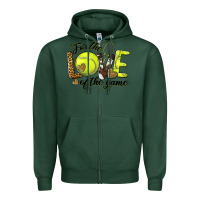 Sports Green for the love of the game tennis Zipper Hoodie - BarkalooDesign