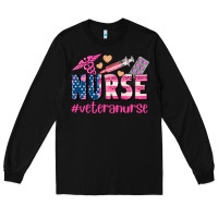 Black veteran nurse Long Sleeve Tee - AdoDesignShop