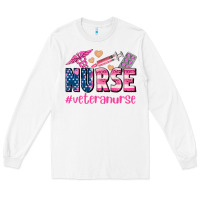 White veteran nurse Long Sleeve Tee - AdoDesignShop