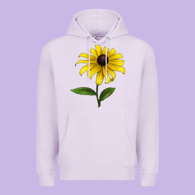 Black Eyed Susan Flower Premium Hoodie Designed By Lillyallendesigns