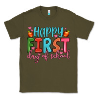Army Green happy first day of school Classic Tee - JahusDesignShop