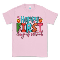Bubblegum Pink happy first day of school Classic Tee - JahusDesignShop
