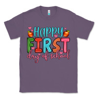 Lavender happy first day of school Classic Tee - JahusDesignShop
