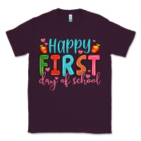 Plum happy first day of school Classic Tee - JahusDesignShop