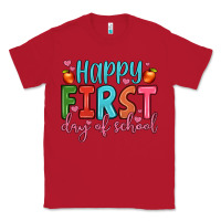 Red happy first day of school Classic Tee - JahusDesignShop