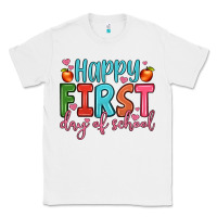 White happy first day of school Classic Tee - JahusDesignShop