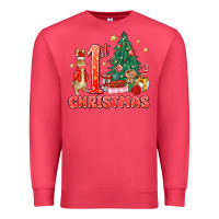 Cardinal red christmas bunny 1st christmas Premium Sweatshirt - MaliasSmallBusiness