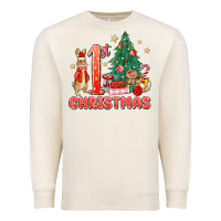 Sandshell red christmas bunny 1st christmas Premium Sweatshirt - MaliasSmallBusiness