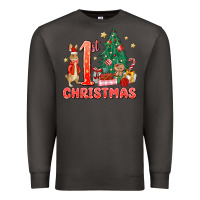 Smoke red christmas bunny 1st christmas Premium Sweatshirt - MaliasSmallBusiness