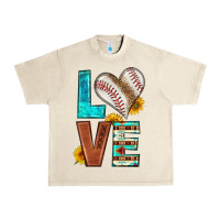 Sandshell western love baseball Urban Heavy Tee - HRA Design Shop