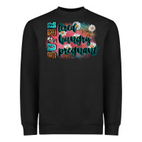 Black super tired super hungry super pregnant Heavyweight Sweatshirt - Zillion Design Studio