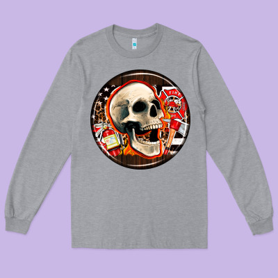 Firefighter Coasters Long Sleeve Tee Designed By Adodesignshop